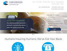 Tablet Screenshot of cornerstonenational.com